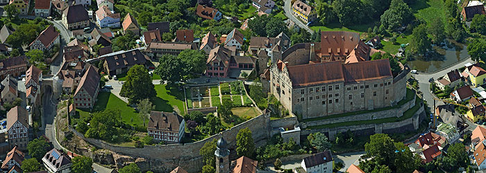 Picture: Cadolzburg Castle, aerial picture